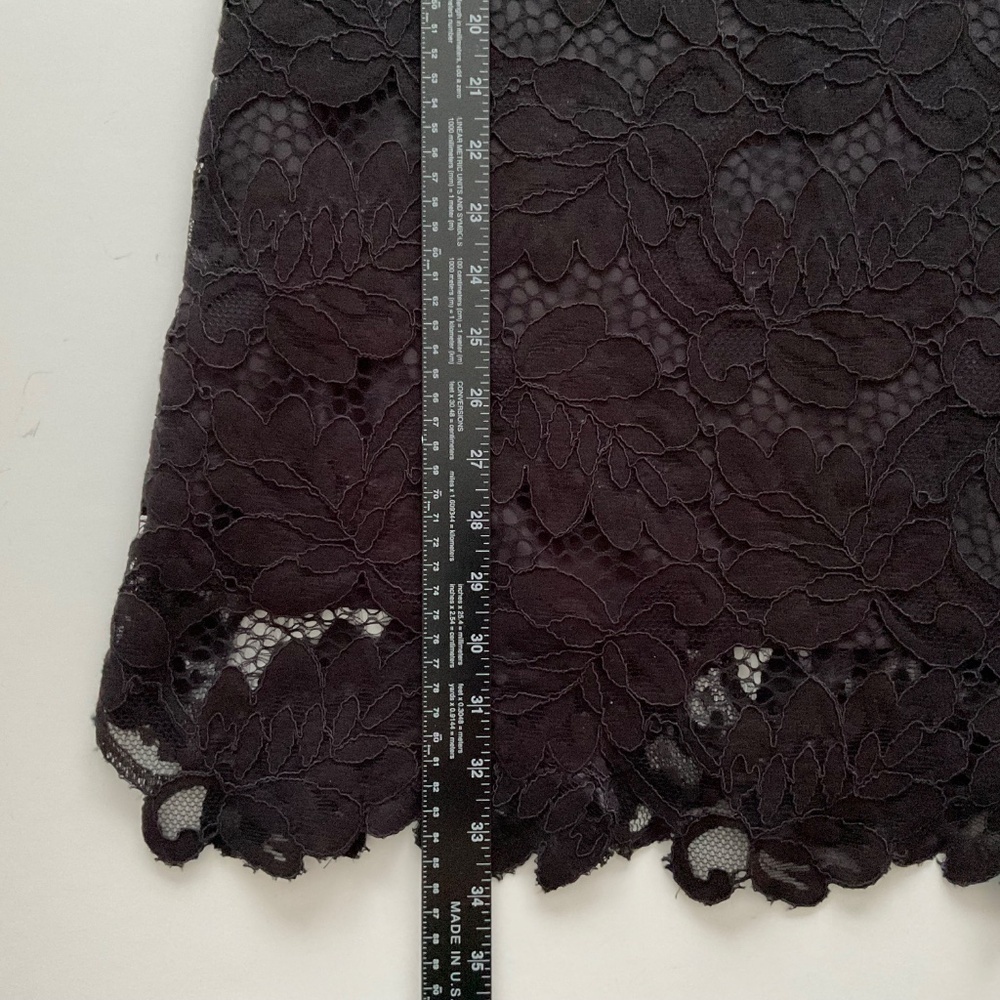 BB Dakota Jacqueline Lace Dress XS Black Fairy Whimsigoth Mini Dark Romantic - Picture 4 of 12